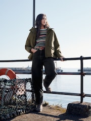 Seasalt Cornwall Green Portheras Waterproof Jacket - Image 1 of 6