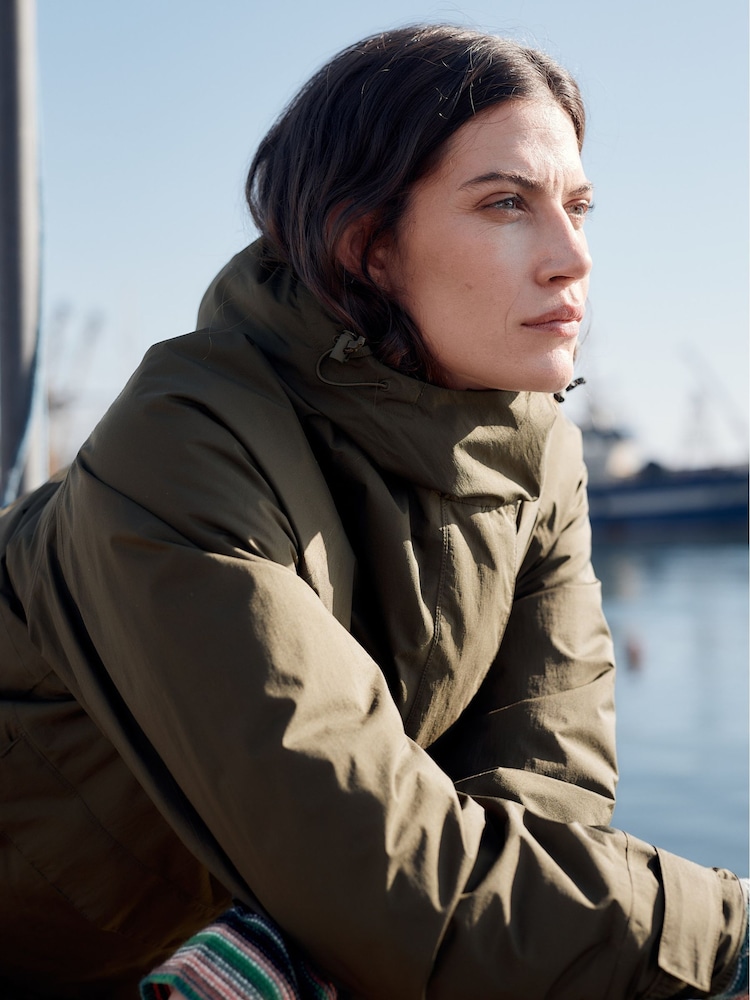 Buy Seasalt Cornwall Green Portheras Waterproof Jacket from the