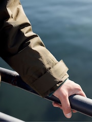 Seasalt Cornwall Green Portheras Waterproof Jacket - Image 6 of 6
