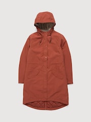Seasalt Cornwall Brown Plant Hunter Waterproof Parka Coat - Image 8 of 8