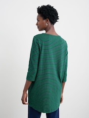 Seasalt Cornwall Green Shore Foraging Tunic in Cotton Jersey - Image 2 of 5