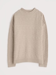 Seasalt Cornwall Natural Penkestle Knitted Jumper Contains - Image 4 of 5