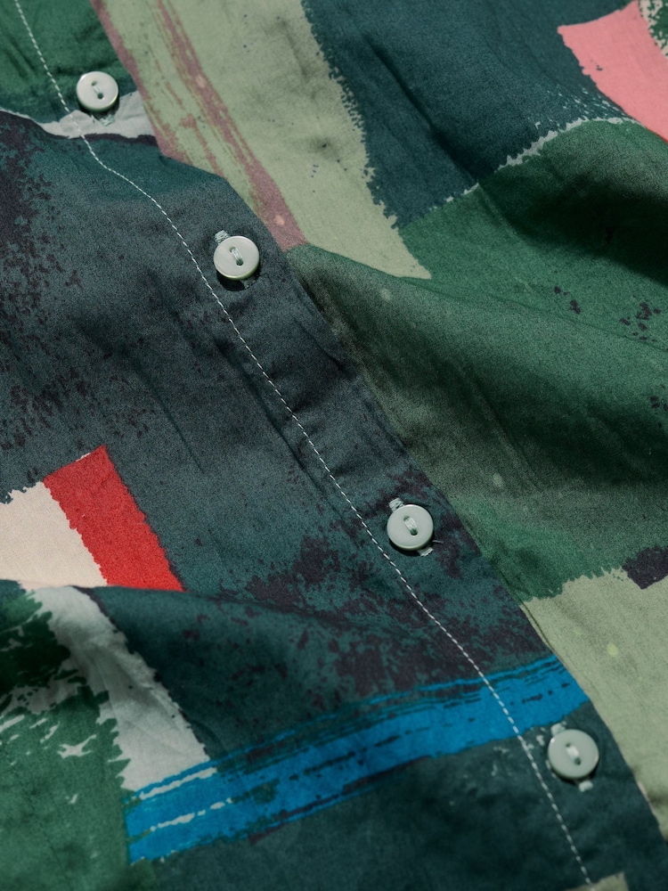 Seasalt Cornwall Green Larissa Shirt in Cotton - Image 6 of 6