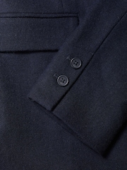 Seasalt Cornwall Blue Lowena Wool-Blend Blazer - Image 5 of 5