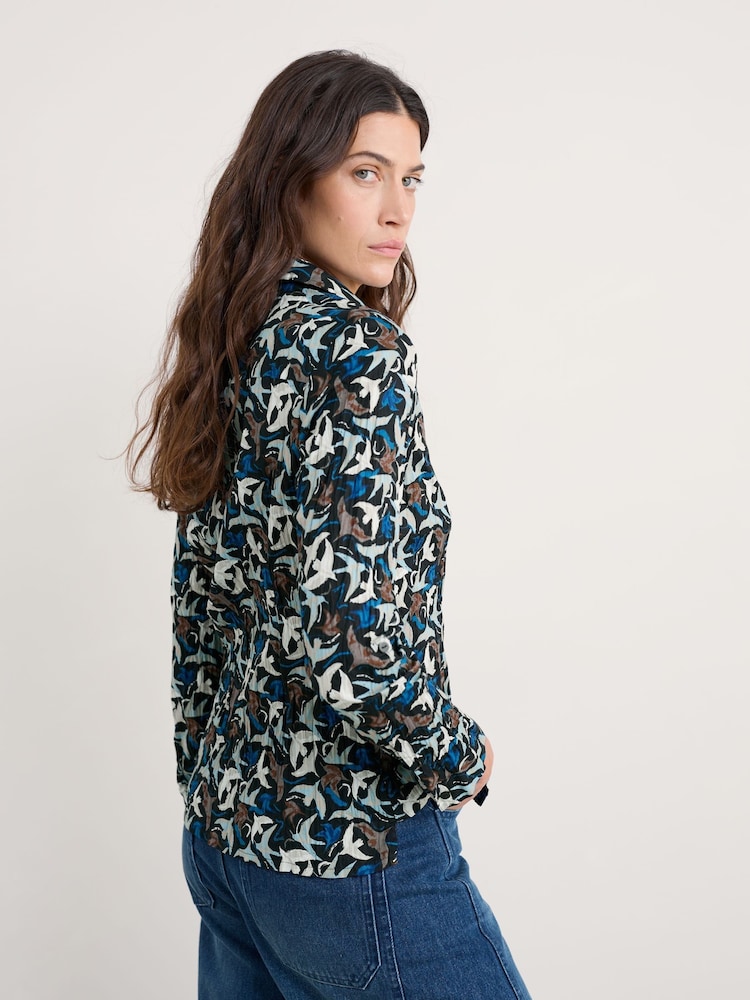 Seasalt Cornwall Blue Larissa Shirt in Cotton - Image 2 of 6