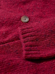 Seasalt Cornwall Red Cardigan Made With Merino - Image 4 of 5