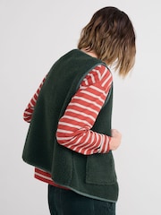 Seasalt Cornwall Well Wisher Borg Fleece Gilet - Bild 3 von 5