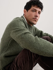 Seasalt Cornwall Green Mens Bizen Jumper - Image 3 of 5