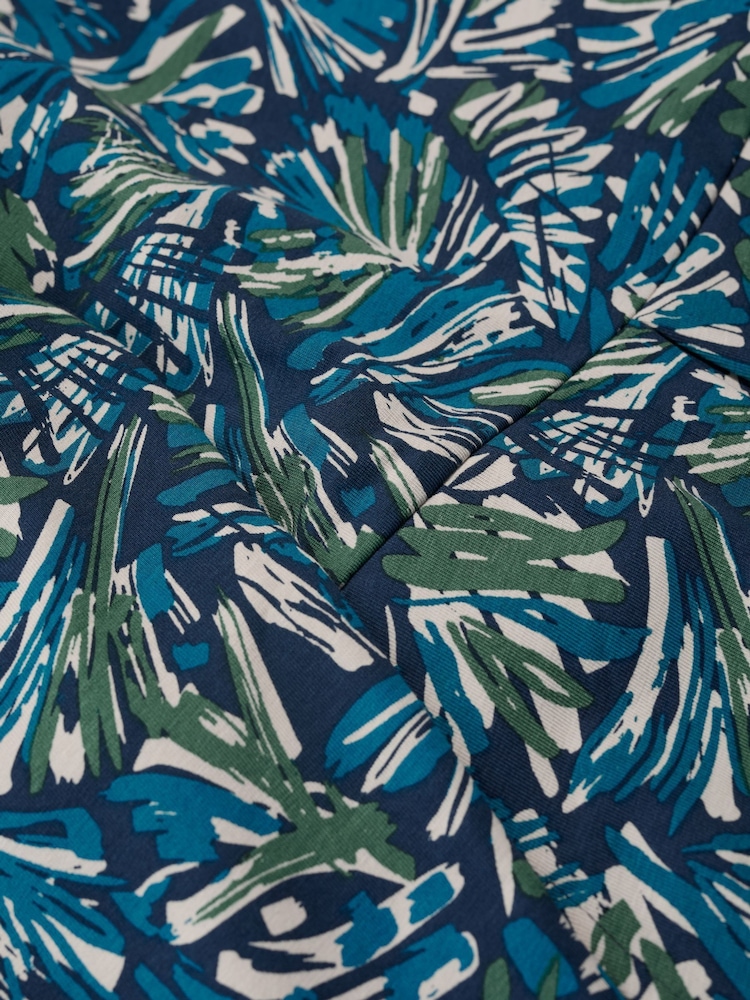 Seasalt Cornwall Blue Veronica Midi Dress in Cotton Jersey - Image 5 of 5