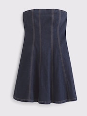 Abercrombie & Fitch Blue Mila Strapless Denim Mini Dress - Image 5 of 5