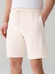 Ecru White Active Training Division Shorts - Image 1 of 7