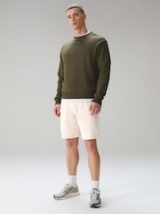 Ecru White Active Training Division Shorts - Image 3 of 7