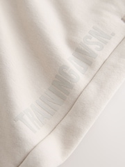 Ecru White Active Training Division Shorts - Image 7 of 7