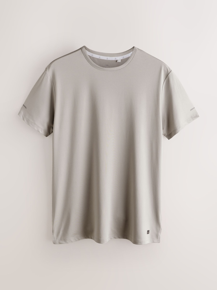 لون محايد - تي شيرت بأكمام قصيرة - توب للتمارين الرياضية من Active - صورة 1 من 3