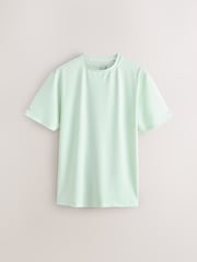 Aqua Blue Active Gym Textured Training T-Shirt - Image 6 of 8