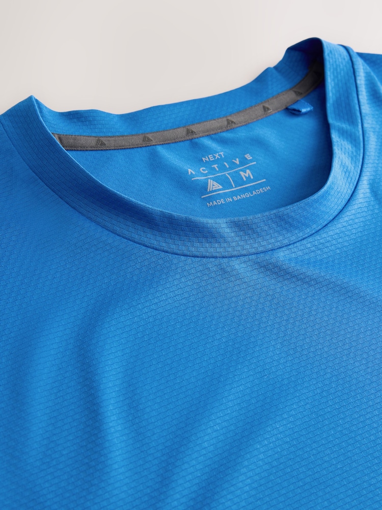 Azul de cobalto - Chaleco de entrenamiento texturizado Active Gym - Imagen 3 de 3