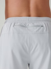 Ice Grey 7 Inch Active Gym Sports Shorts - Image 4 of 9