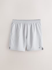 Ice Grey 7 Inch Active Gym Sports Shorts - Image 7 of 9