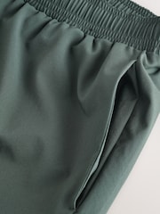 Black/ Slate Grey/ Khaki Green 7 Inch Active Gym Sports Shorts 3 Pack - Image 10 of 12