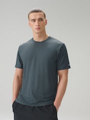 Slate Grey Active Textured Training T-Shirt 3 Pack - Image 3 of 9