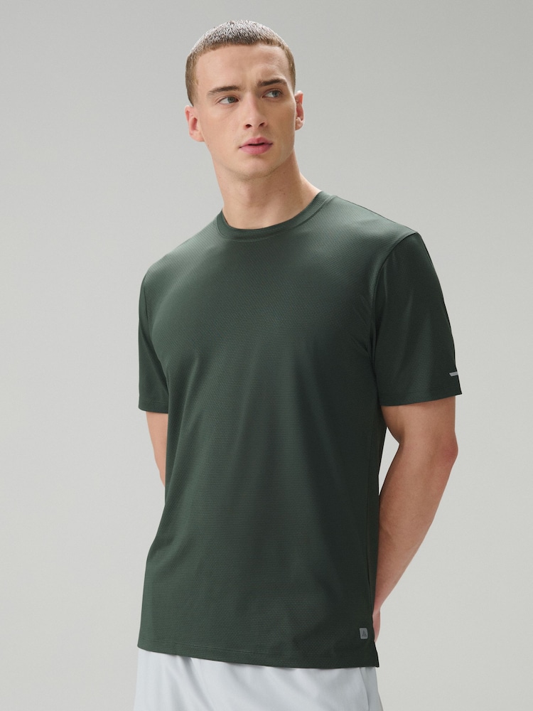 שחור - מארז של 3 חולצות טי ספורטיביות עם מרקם - תמונה 2 מתוך 9