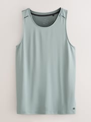 Sage Green Vest Active Gym Training Top - Image 1 of 3