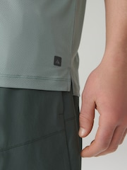 Sage Green Vest Active Gym Training Top - Image 6 of 9
