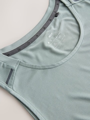 Sage Green Vest Active Gym Training Top - Image 8 of 9