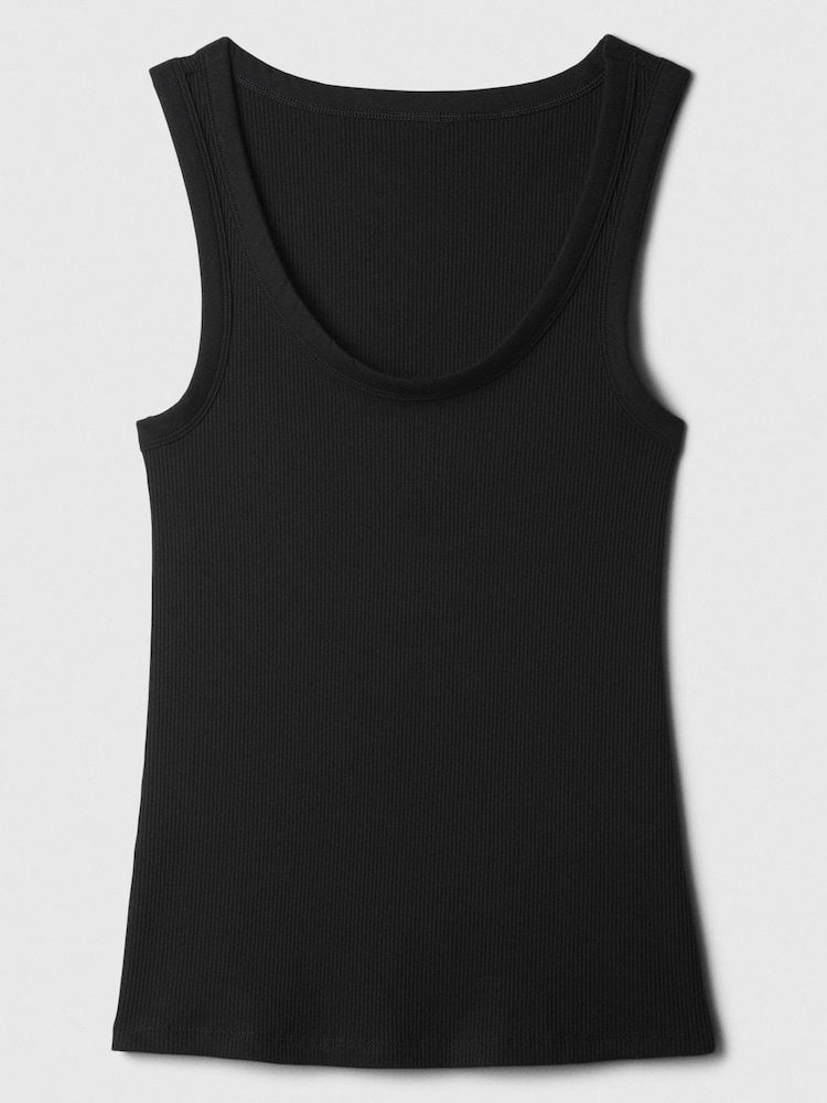Gap Black Soft Ribbed Sleeveless Vest Top - Image 5 of 5