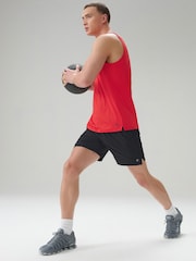 Bright Red Vest Active Gym Training Top - Image 3 of 9
