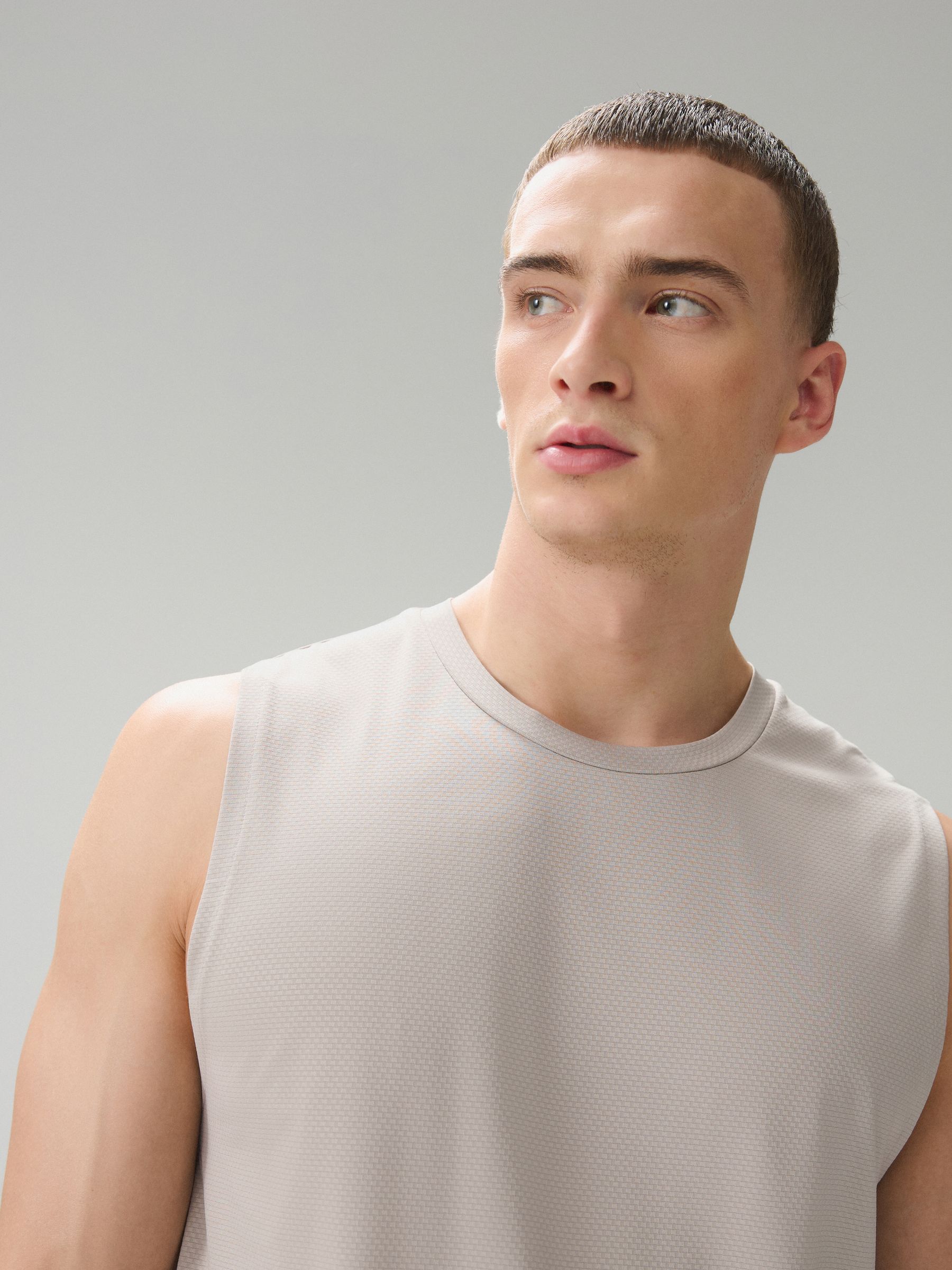 Buy Neutral Vest Breathable Performance Gym Training Top from Next