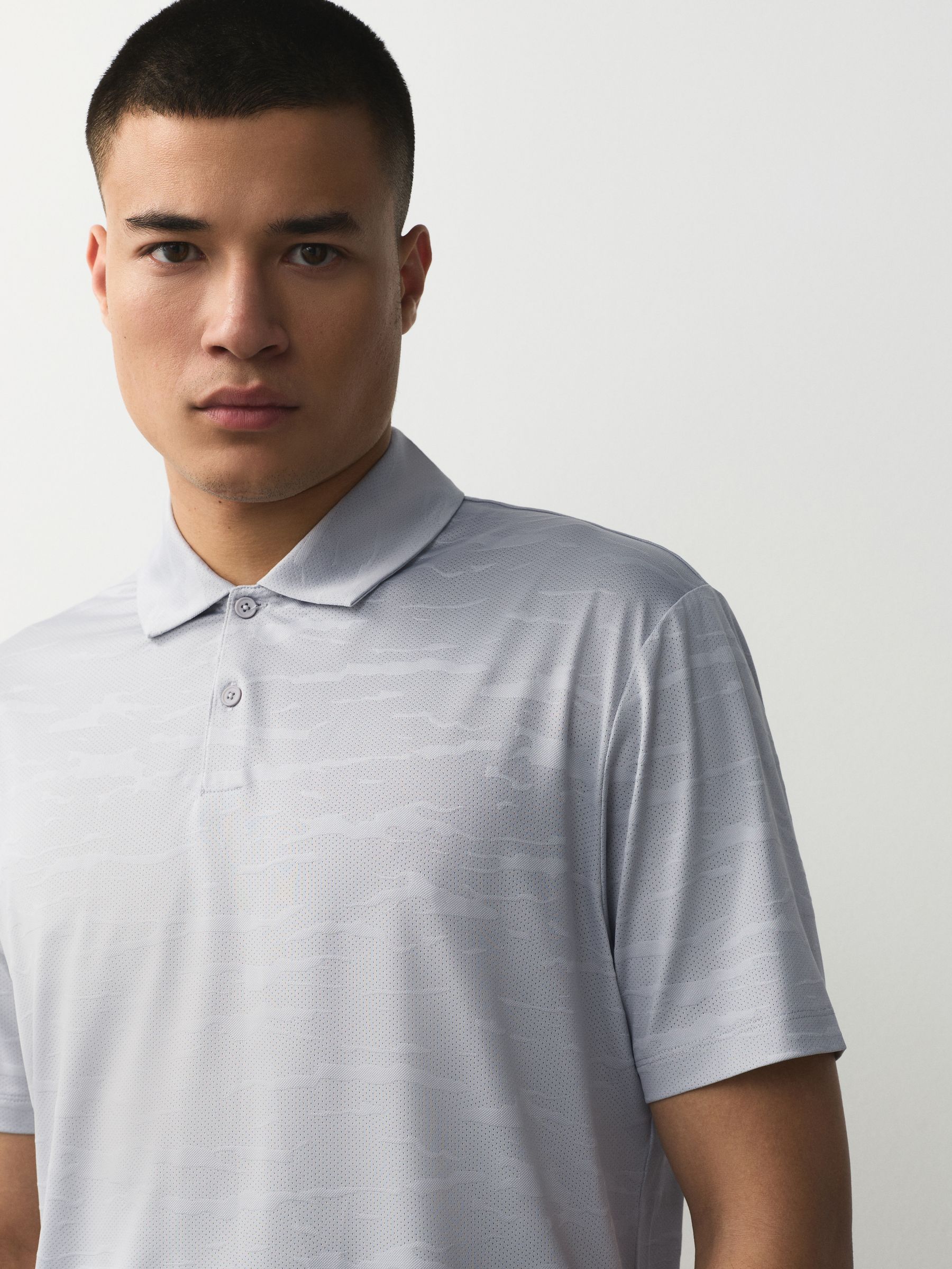 ERECTRICGOLF FIVEBUTTONS POLO GREY Lサイズ V09748s.jpg