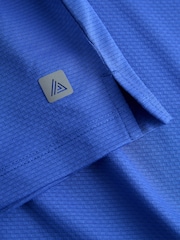 Cobalt Blue Active Gym Textured Training T-Shirt - Image 3 of 3