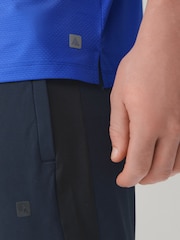 Cobalt Blue Active Gym Textured Training T-Shirt - Image 6 of 9