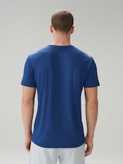 Cobalt Blue Active Jacquard T-Shirt - Image 2 of 9