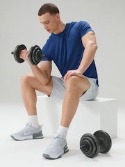 Cobalt Blue Active Jacquard T-Shirt - Image 4 of 9