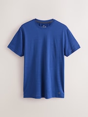 Cobalt Blue Active Jacquard T-Shirt - Image 7 of 9