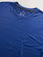Cobalt Blue Active Jacquard T-Shirt - Image 8 of 9