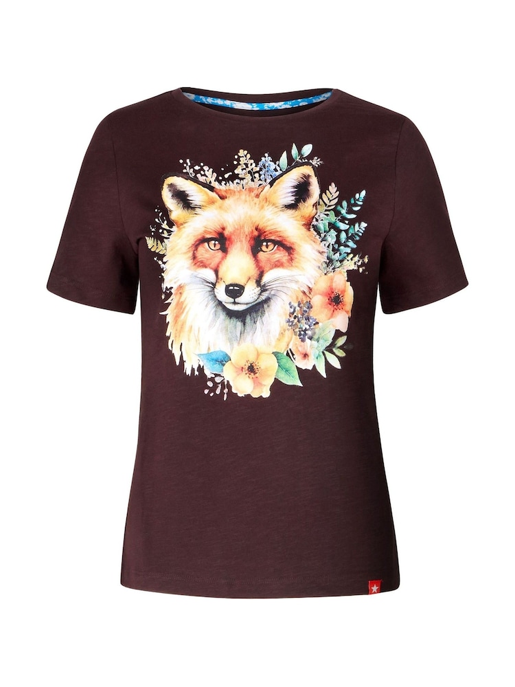 Joe Browns Black Fox Graphic T-Shirt - Image 5 of 5 Joe Browns Black Fox Graphic T-Shirt - Image 5 of 5