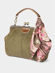 Joe Browns Green Detachable Strap And Scarf Bag - Image 2 of 6