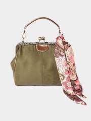 Joe Browns Green Detachable Strap And Scarf Bag - Image 4 of 6