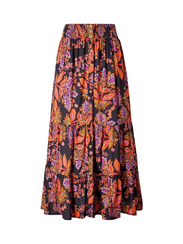 Joe Browns Purple Button Front Maxi Skirt - Image 7 of 7