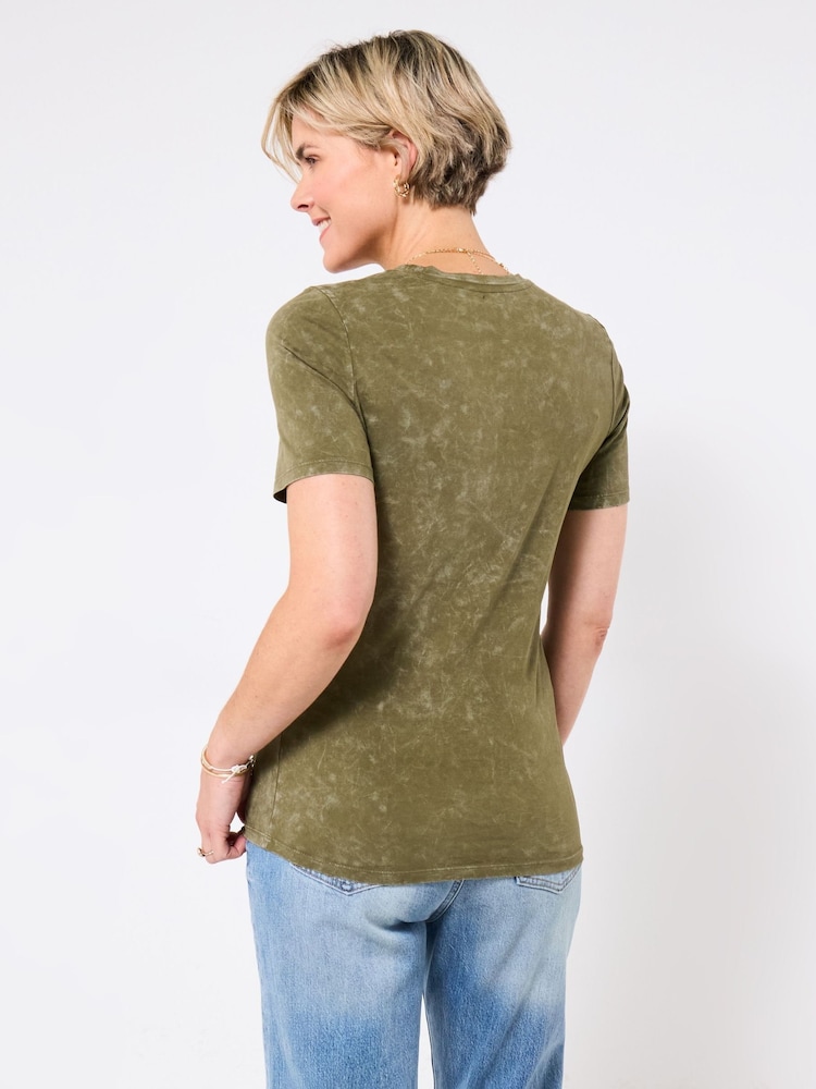Joe Browns Green Butterfly T-Shirt - Image 2 of 6 Joe Browns Green Butterfly T-Shirt - Image 2 of 6