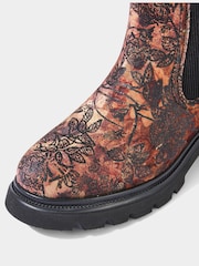 Joe Browns Autumn Floral Chelea Boots - صورة 6 من 7