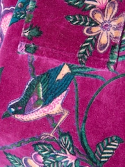 Joe Browns Purple Button Clasp Velvet Bag - Image 7 of 7