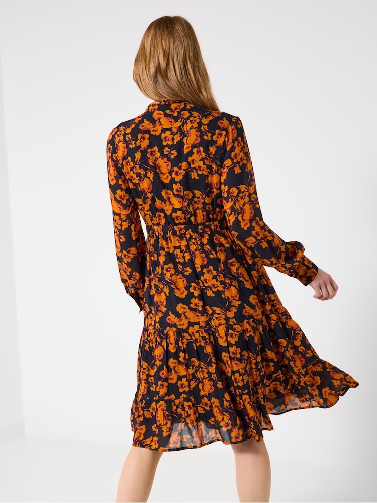 Joe Browns Black Autumn Floral Tiered Dress - Image 2 of 7