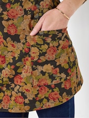 Joe Browns Green Autumn Floral Print Tunic - Image 2 of 5