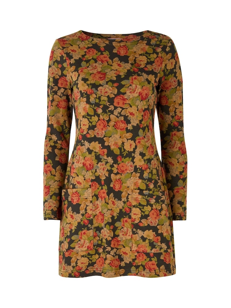 Joe Browns Green Autumn Floral Print Tunic - Image 5 of 5 Joe Browns Green Autumn Floral Print Tunic - Image 5 of 5