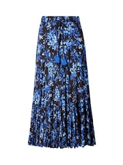 Joe Browns Blue Button-Front Tiered Floral Skirt - Image 5 of 5