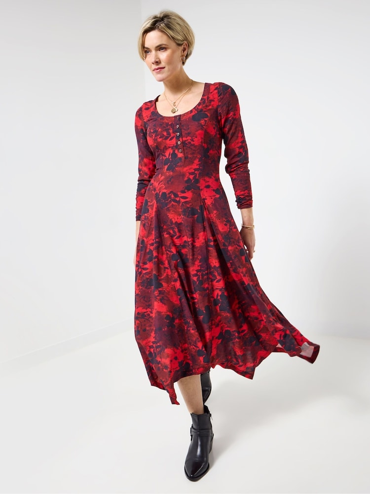 Joe Browns Red Lace Back Boho Maxi Dress - Image 1 of 5
